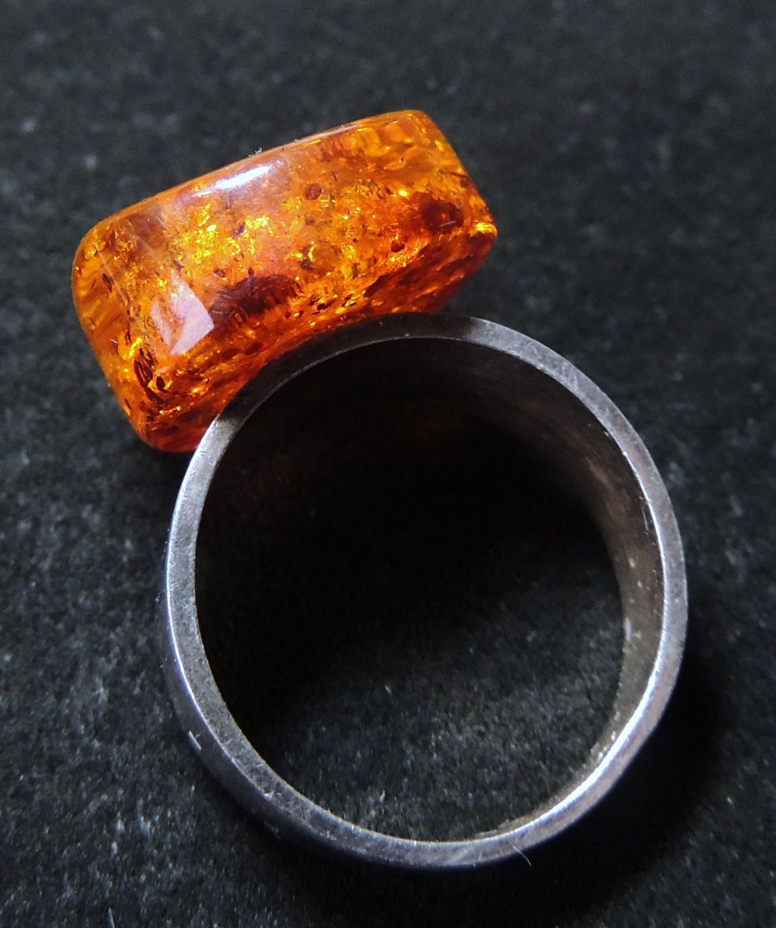 Ringe: Bernstein Silber 925 Fingerring Gr. 57 – Gebraucht aus Waldenburg von schaller707 3