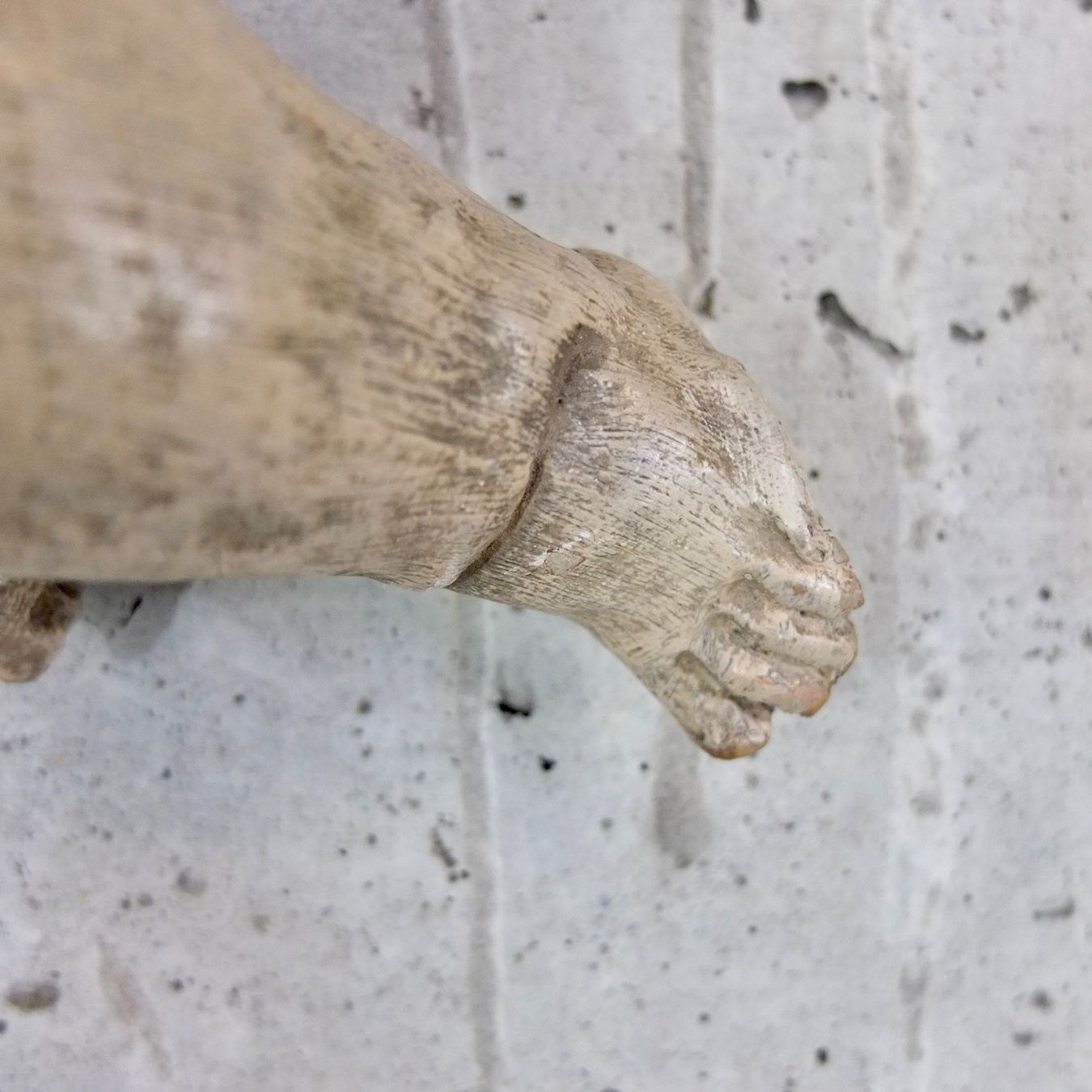 Sculture & Statue: Antiker barocker Engel / Putto, Holzskulptur polychrom – Usato da Basel venduto da Brocki-auf-dem-Wolf 8