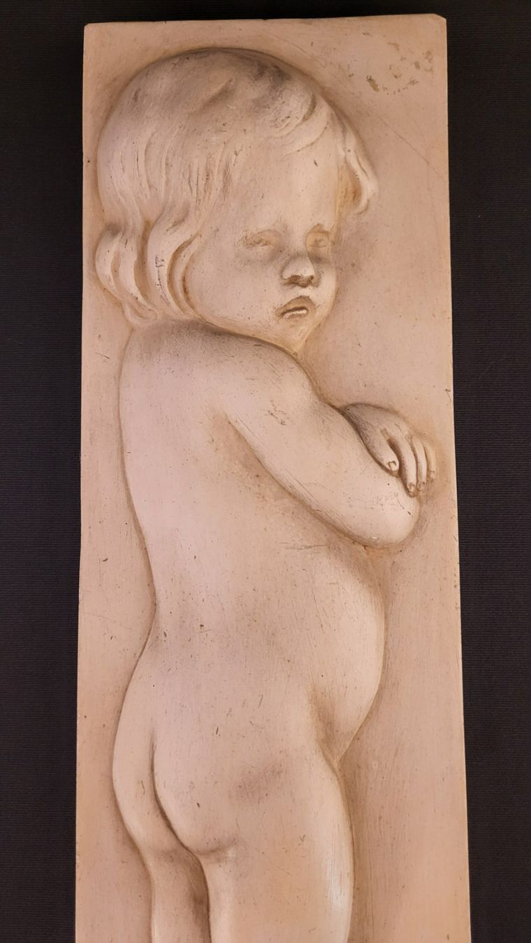 Figuren: Wandbild Relief Kleinkind – Gebraucht aus Basel von spinne02 1