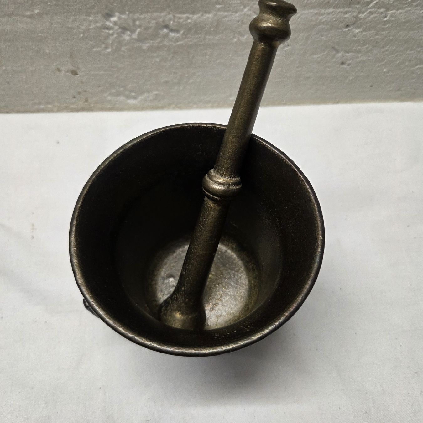 Sonstiges für das Kochen & Backen: Mörser mit Stössel Messing antik  – Gebraucht aus Stans von Ducati16 3