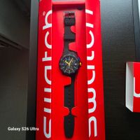 Swatch Uhr SUS B416 Schwarz Plastic neuwertig