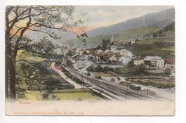 MOUTIER La gare 1905
