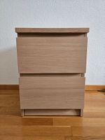 Nachttisch IKEA Malm - Eichenfurnier weiss lasiert