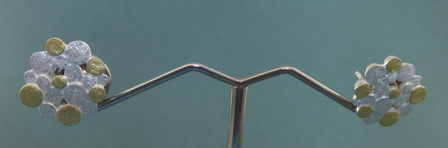 Orecchini pendenti & Orecchini a lobo: Ohrstecker 925 Silber mit Teilvergoldung – Usato da Muri AG venduto da silvermouse007
