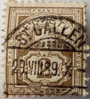 1882, Nr. 53 gestempelt, ST.GALLEN, rar