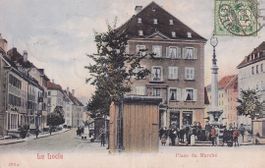 Le Locle  NE  -   Place du Marché      en 1908