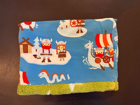 Kinder-Schlauchschal Wikinger-Sterne, wendbar