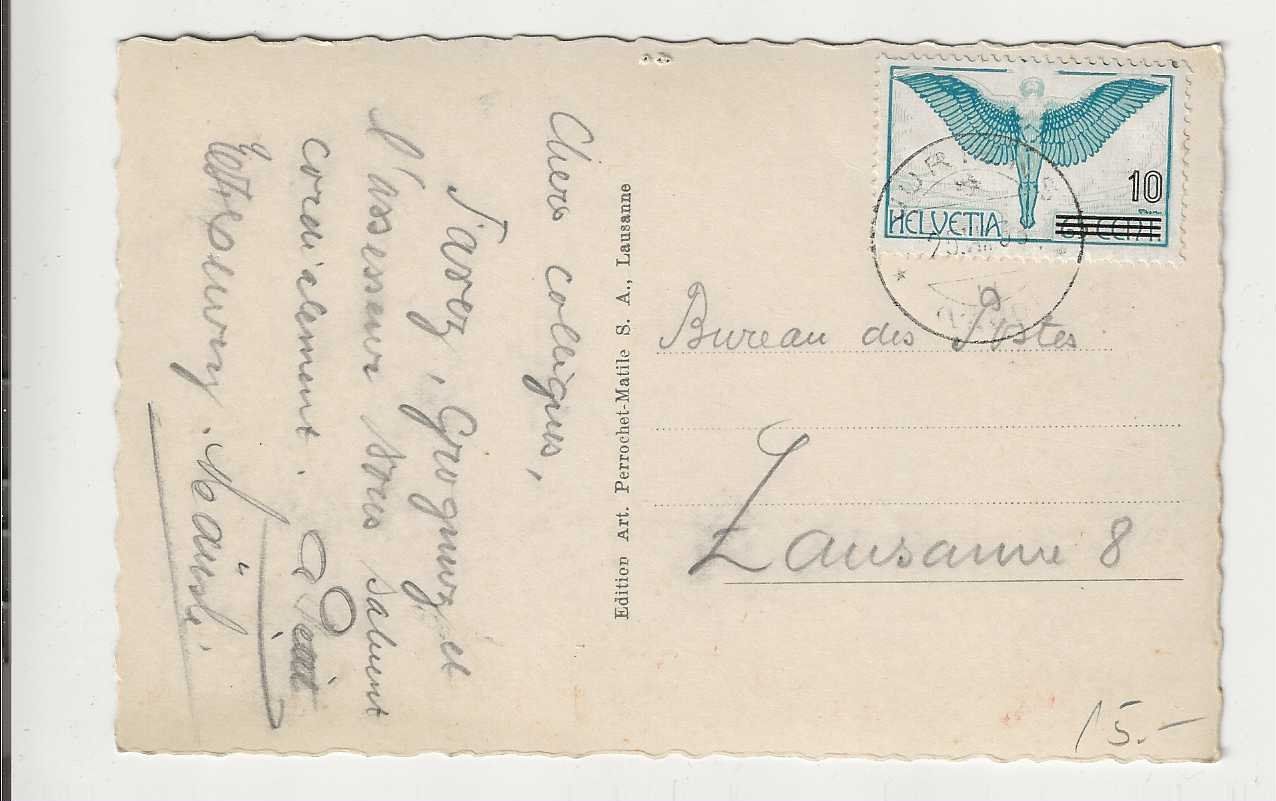 Cartoline postali: Juriens, 193 – Usato da Spiez venduto da Niesen20 1