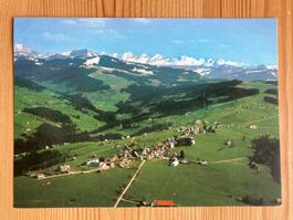 Hemberg - Flugaufnahme - Blick gegen Churfirsten - AK 1982