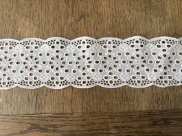 weisses Spitzenband