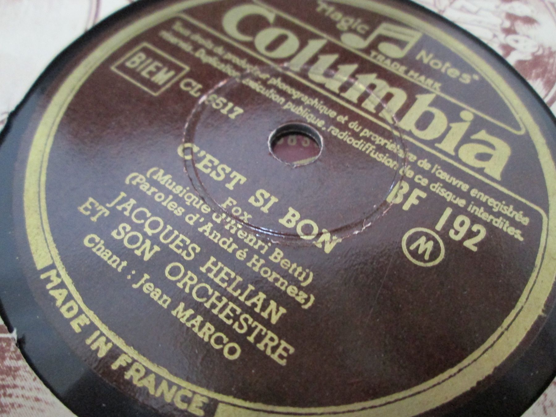 Schallplatten: DISQUES 78 TOURS – Gebraucht aus Lausanne von Leag 1