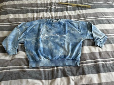 Karl Kani Pullover tie dye blau Grösse M guter Zustand ja