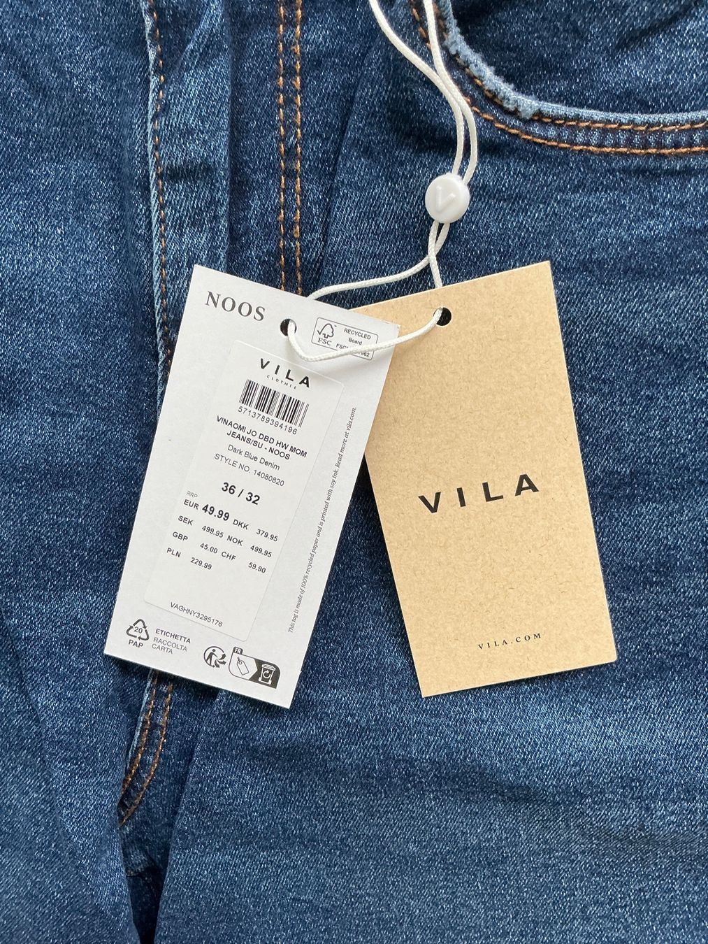 Jeans: Jeans Vila Gr.36/32 neu – Neu und originalverpackt aus Biel-Benken BL von Sahra1 1