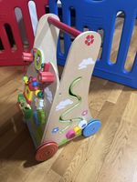 Wooden Baby Walker Activity Toy Good Condition