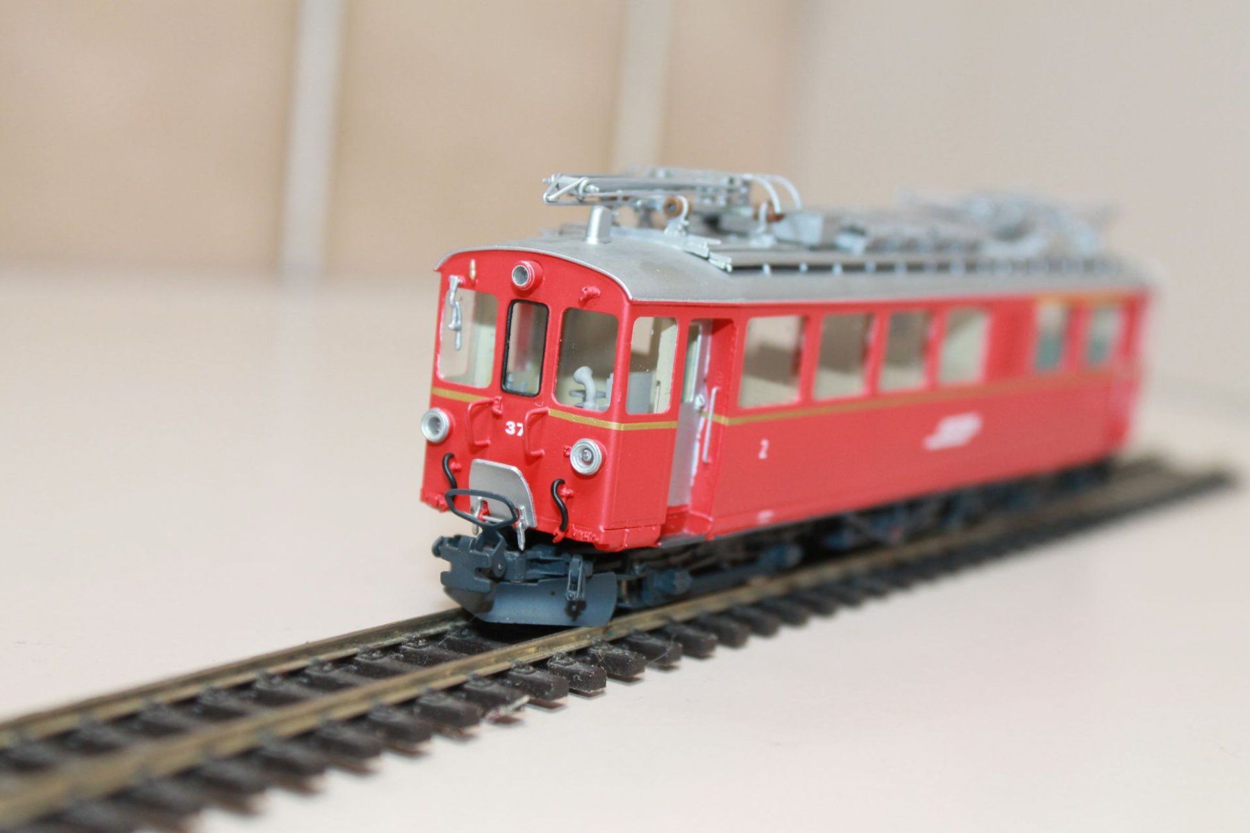 Lemaco Modellini di ferrovie: Lemaco RhB ABe 4/4 No.37 – Usato da Birmensdorf ZH venduto da Buhwil18 2