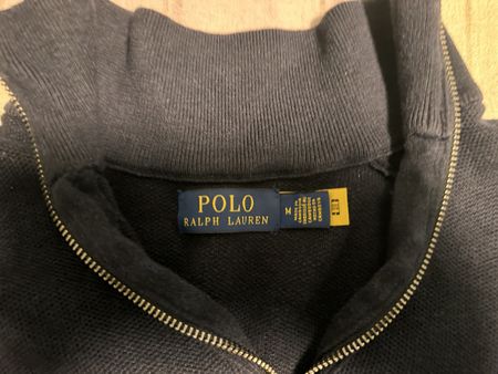 Polo Ralph Lauren Pullover, Quarter Zip, Men's M, Blue