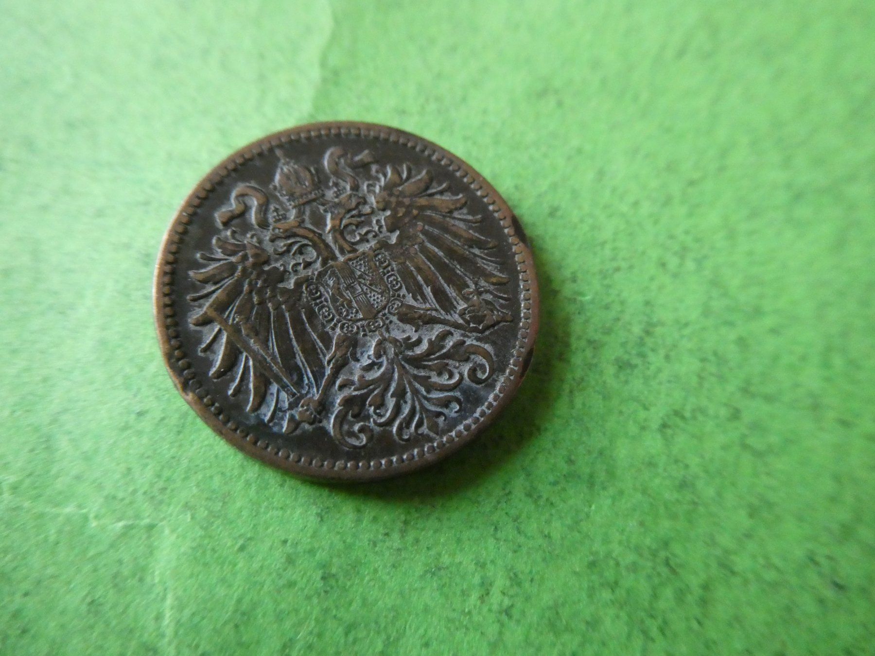 Tutti le monete: Oesterreich 1907, 2 Heller – Usato da Hinterforst venduto da Rohusri 1