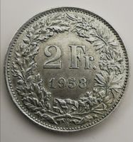 2 Franken 1958 Silber