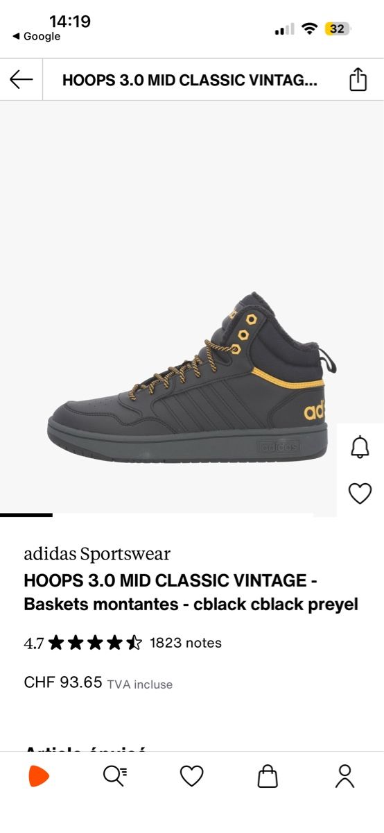 Adidas Chaussures hommes: Adidas Hoops 3.0 MID – Neuf (Voir description) à Corpataux par seniz 7