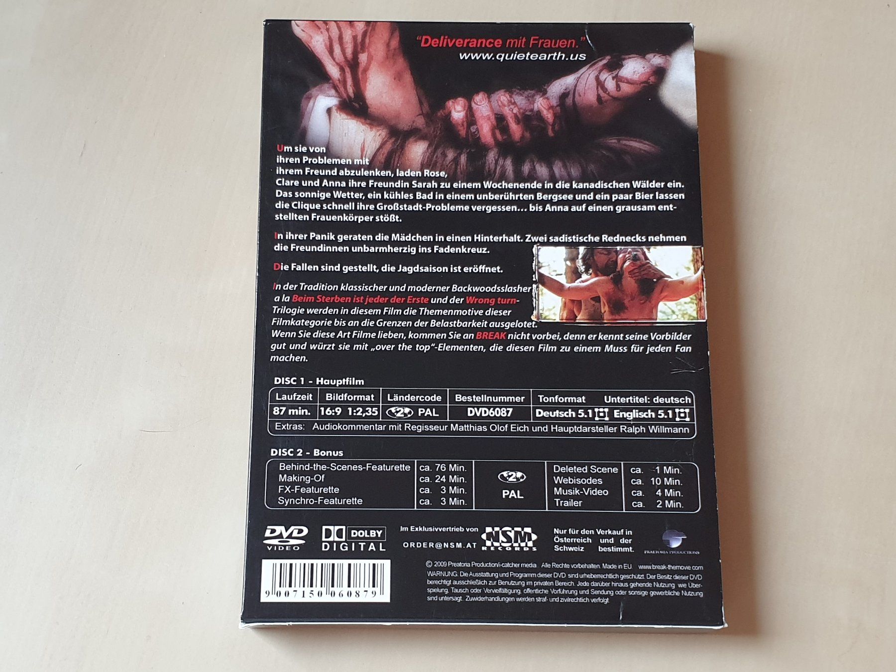 Tous les DVDs: Break uncut SE – D'occasion à Stansstad par collectorsshop 1