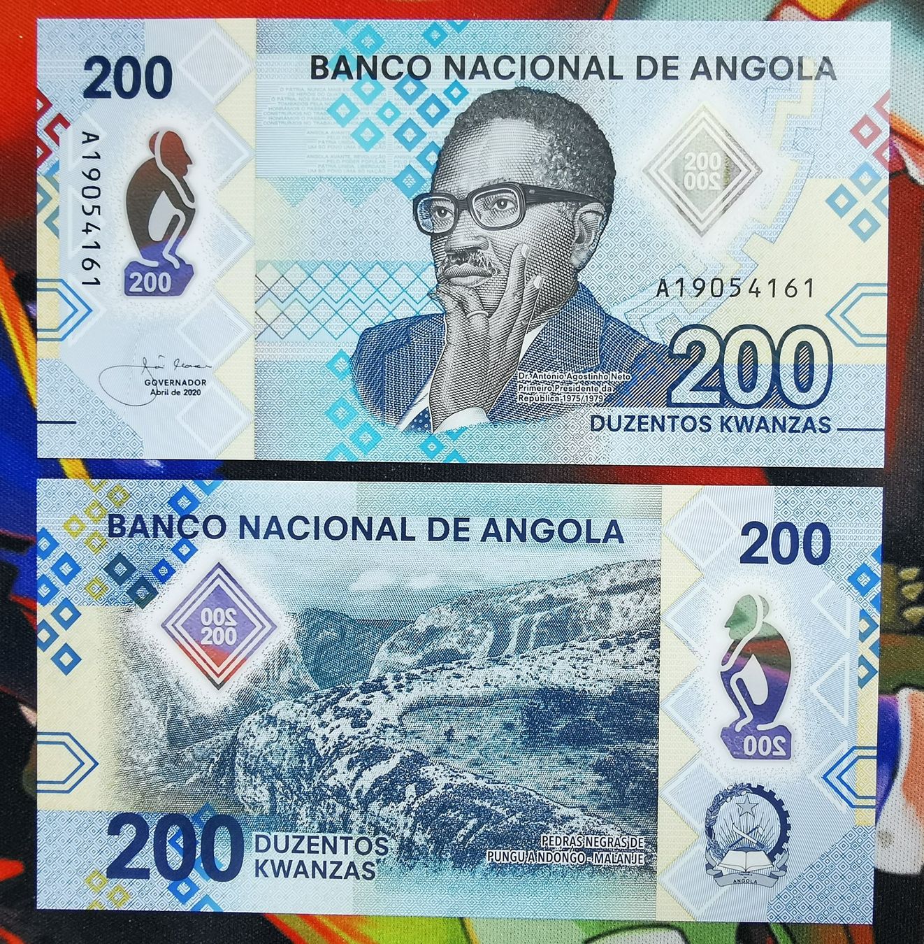 Banconote: Angola 200 Kwanzas Polymer UNC Serie A _4 – Nuovo (secondo la descrizione) da Cousset venduto da Patricio77