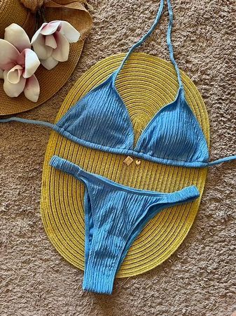 💥LAST CHANCE!! Bikini Hellblau Gr. S - Neu - Gratis Versard