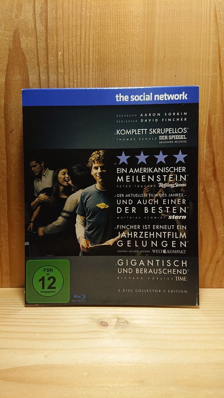 Tutti i DVDs: THE SOCIAL NETWORK Blu-Ray – Usato da Wilderswil venduto da Exebub