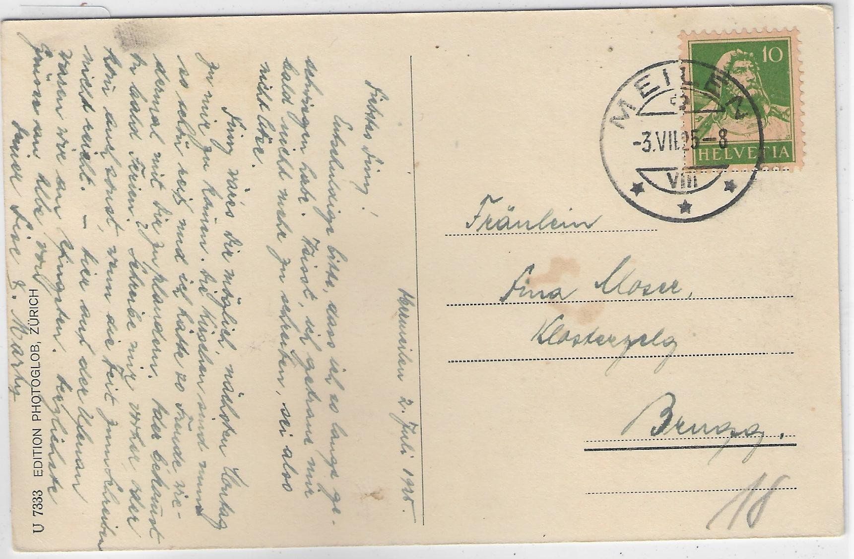 Cartoline postali: Zürichsee - Insel Ufenau – Usato da Ettingen venduto da Kartenplanet 1