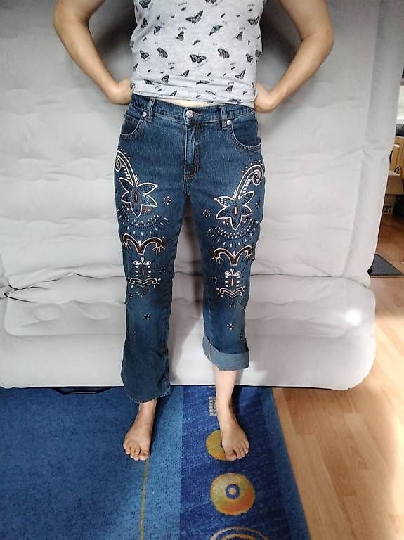 Jeans: Damen Paillettenjeans – Usato da Rüti ZH venduto da MartinaWolf 2