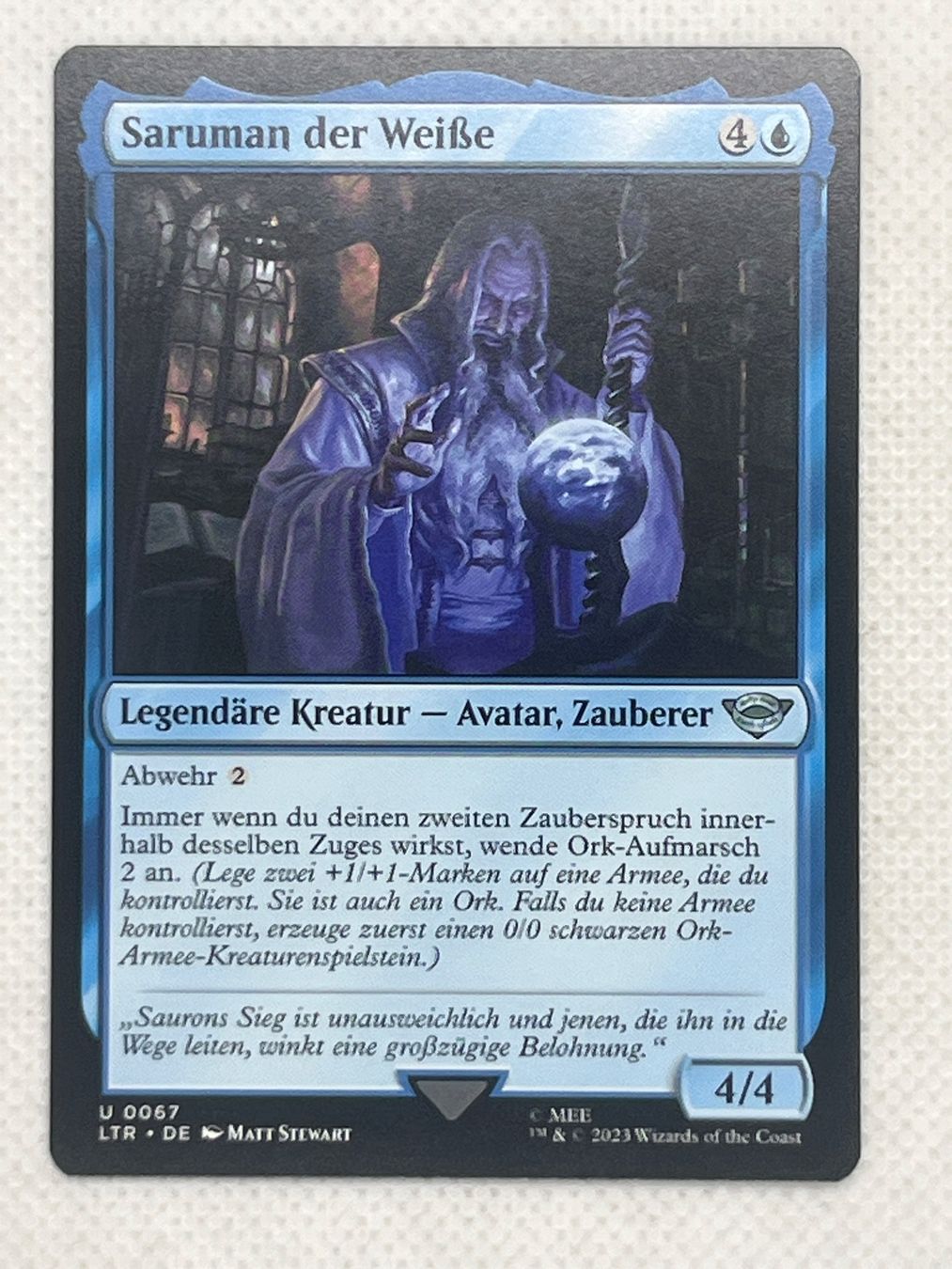 Magic The Gathering Carte collezionabili: Magic The Gathering: Saruman der Weisse – Usato da Hinterkappelen venduto da Kim1992