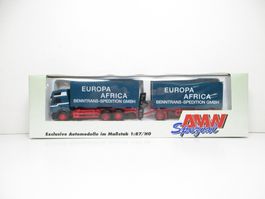 AWM H0 70125 Mercedes-Benz Hängerzug BENNTRANS Europa-Africa