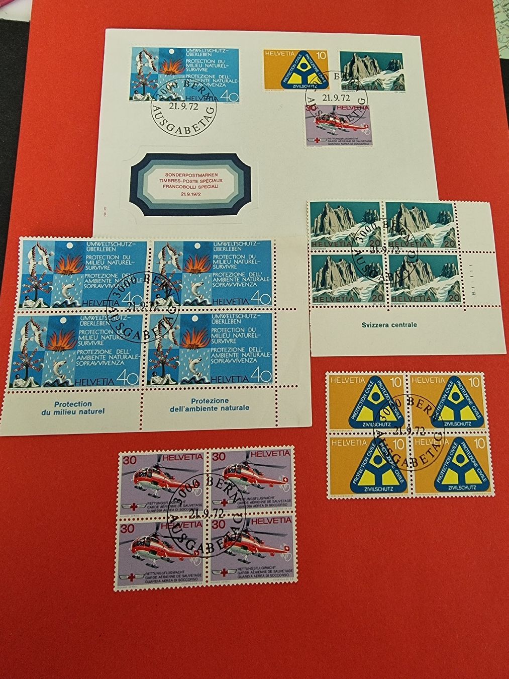 Tutti i francobolli: Sonderpostmarken von 1972 – Nuovo (secondo la descrizione) da Obergösgen venduto da hachma