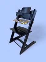 Stokke® Tripp Trapp inkl. Babyset & Kissen / Schwarz