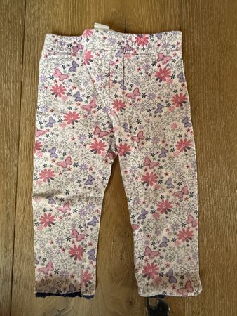 Blumen-Leggins Grösse 74
