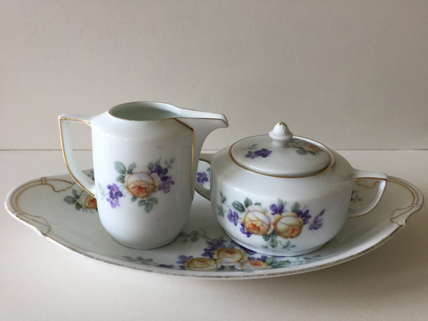 Thomas Geschirrsets: THOMAS BAVARIA Sucrier, crémier + assiette – Gebraucht aus Cossonay-Ville von Les_1001_perles 1