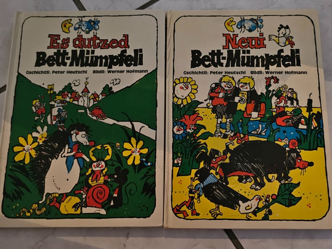 Livres: 2 Bett- Mümpfeli- Bücher/ Mundart – D'occasion à Geuensee par jes_9xyk