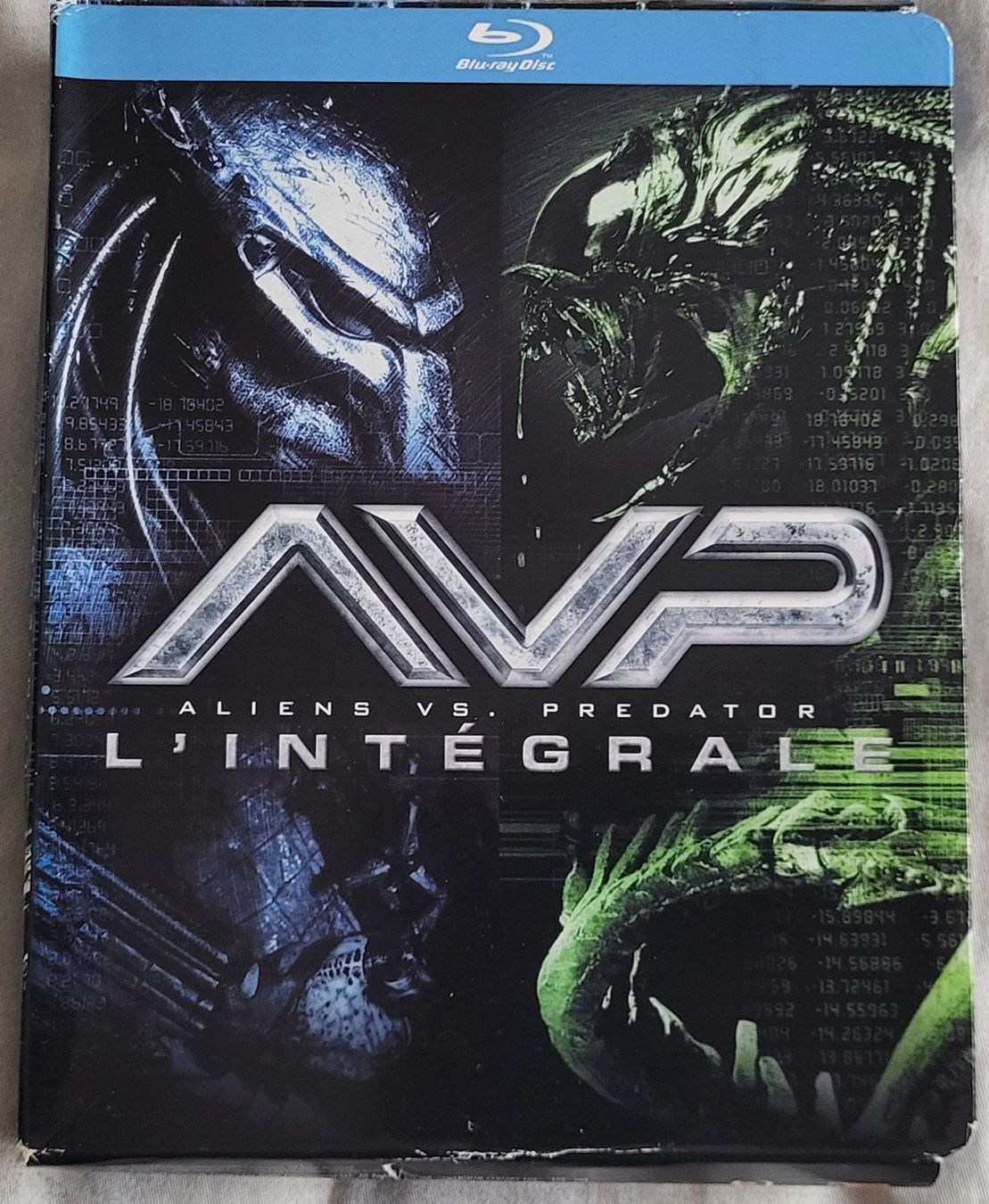 Alle DVDs: Aliens VS Predator 1 + 2 Coffret Blu Ray DE FR IT EN MULTI – Gebraucht aus Grand-Lancy von  3