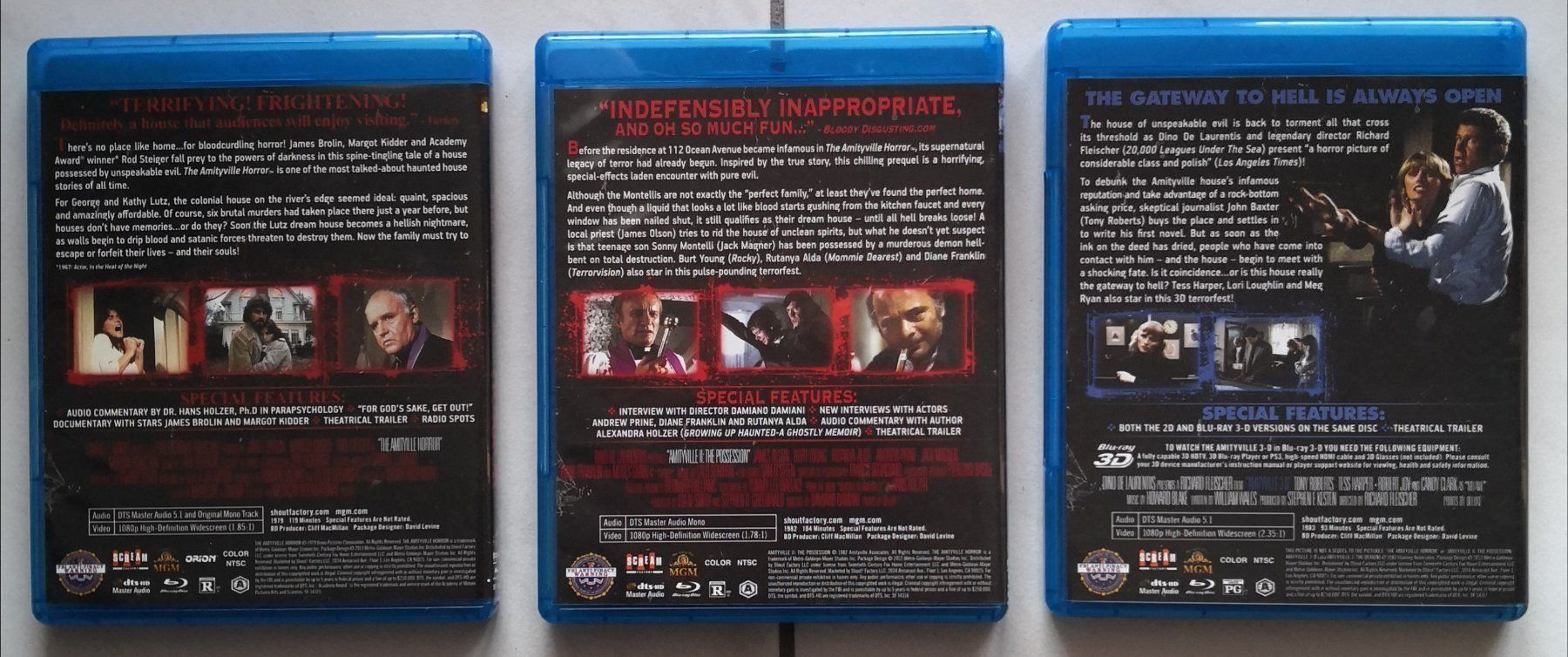 Tutti i DVDs: US Blu-Ray - Amityville Horror Trilogy – Usato da Ueberstorf venduto da Movieman83 5