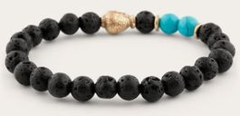 Türkis Perlenarmband Buddha