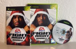 Xbox Fight Night Round 2 Spiel mit Hülle und Disc