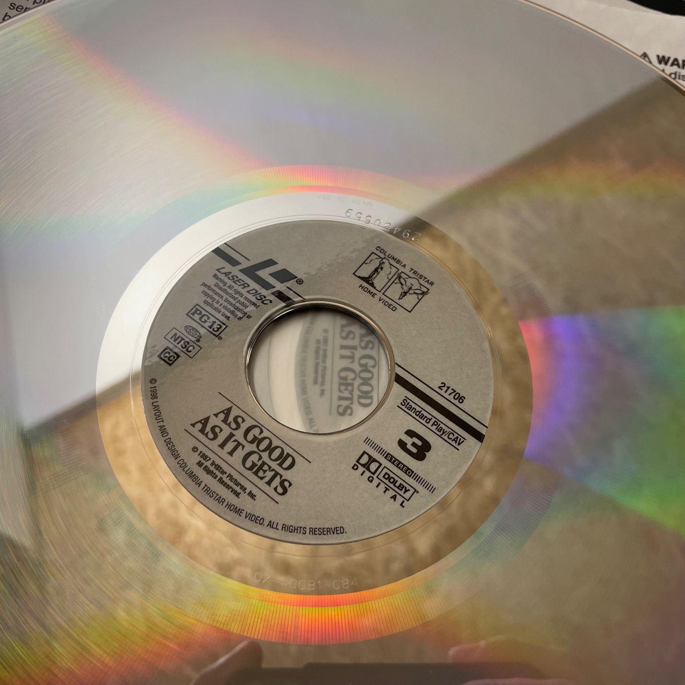 Alle DVDs: Jack Nicholson: As Good As It Gets - LASER DISC - LD - Engl. – Gebraucht aus Stans von Brode 3
