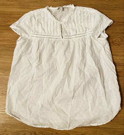 Schöne weisse Bluse / Country / Cottage Core / romantisch
