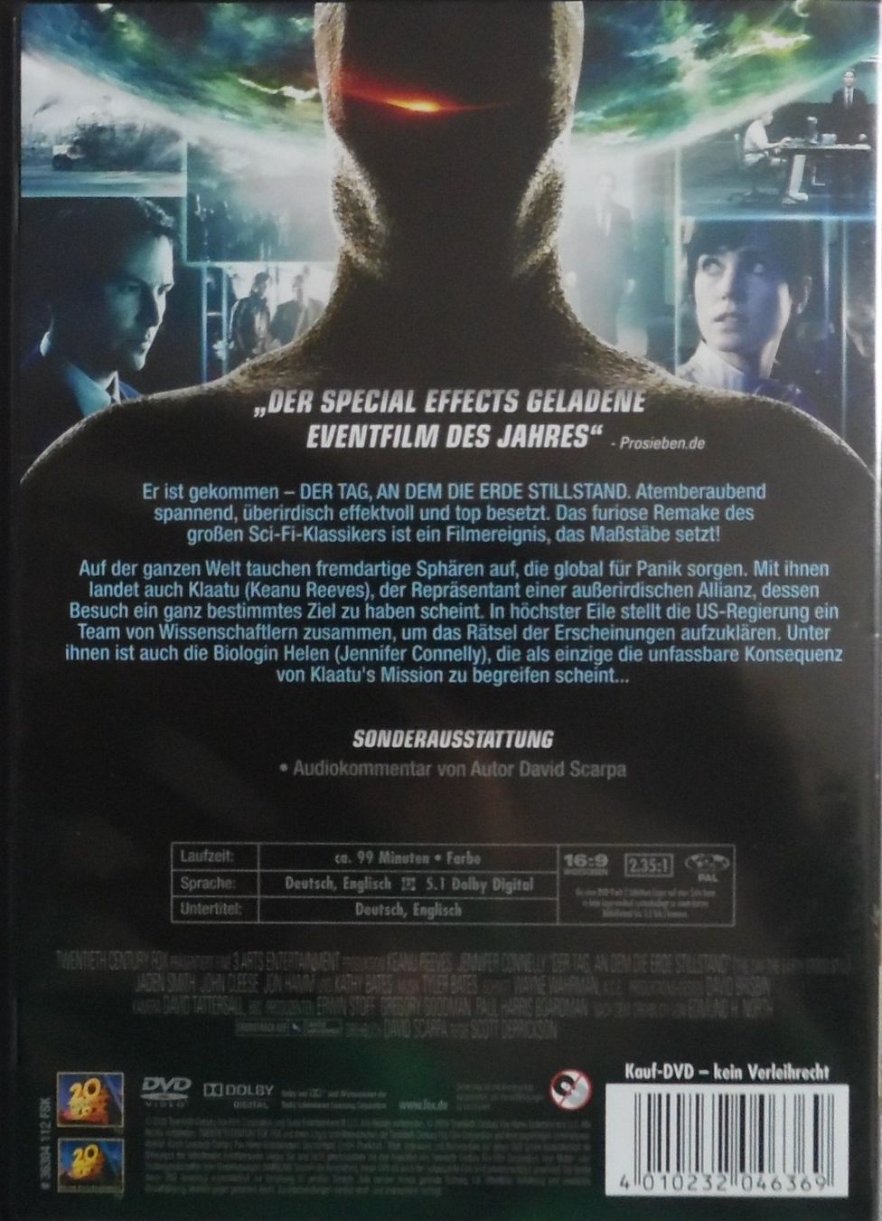 Alle DVDs: Der Tag an dem die Erde still stand – Gebraucht aus Bellinzona von Luna093 2