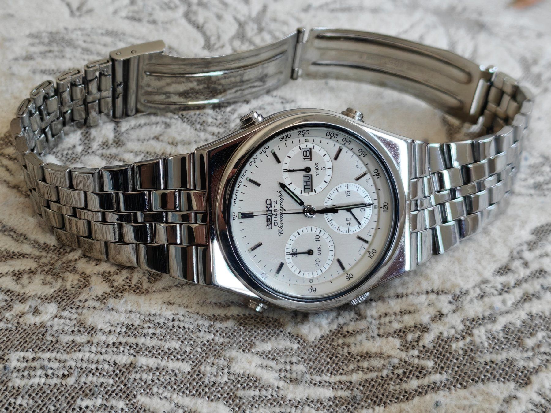 Seiko Orologi: SEIKO Quartz Chronograph 1987 – Usato da Winterthur venduto da Rhomberg1 1