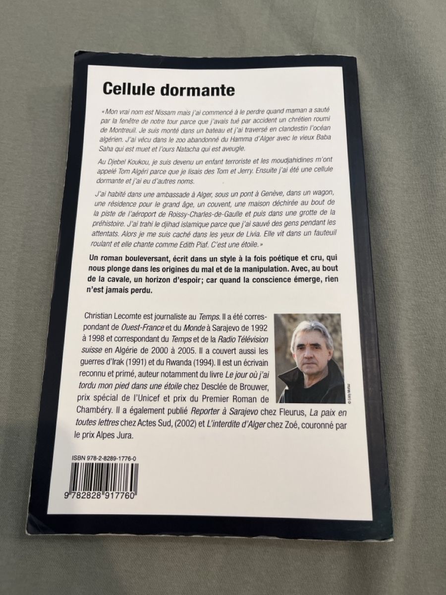 Bücher: Christian Lecomte Cellule dormante Roman – Gebraucht aus Uster von Kaito_4 1