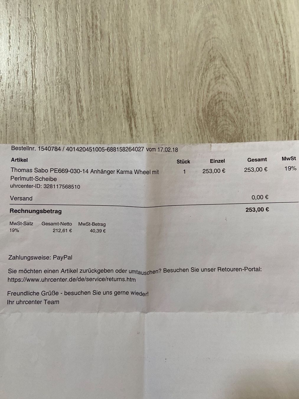 Thomas Sabo Ciondoli: Thomas Sabo Anhänger Karma mit Permutt-Scheibe – Nuovo (secondo la descrizione) da Wiesendangen venduto da Jafani 5