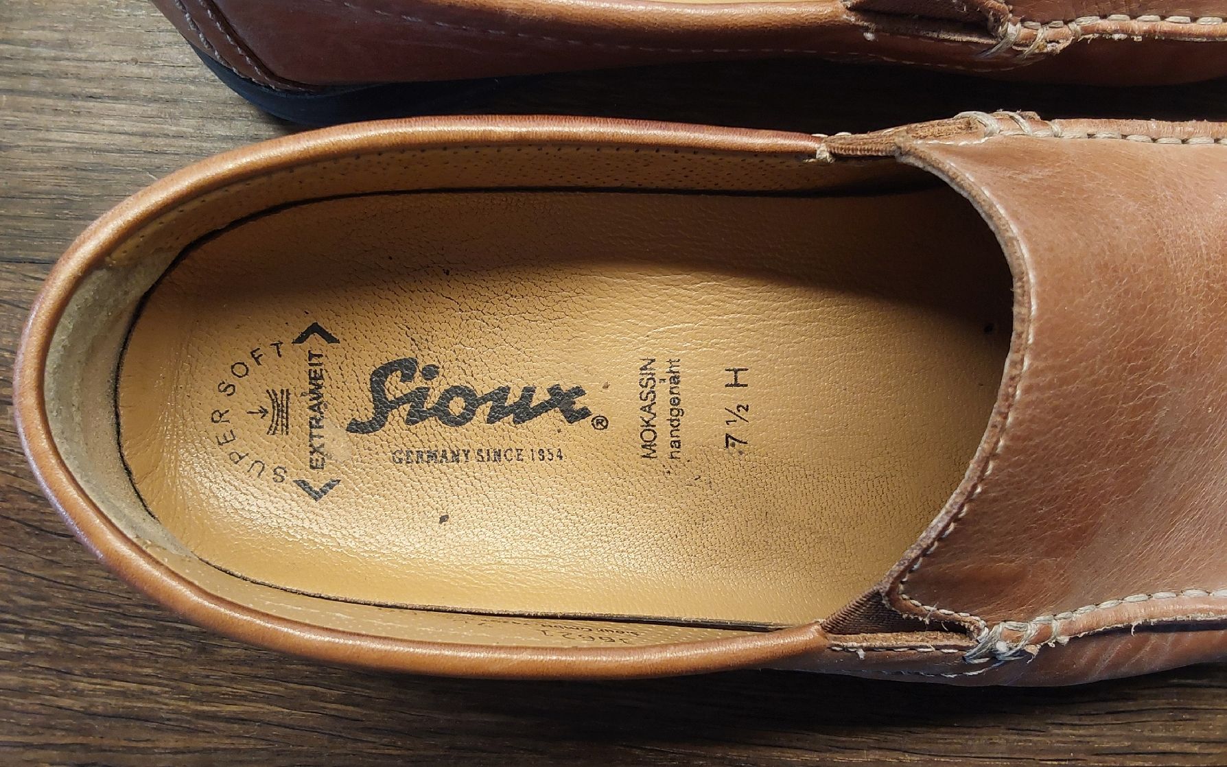 Herrenschuhe: Mokassins Herren Sioux 7.5 braun – Neu (gemäss Beschreibung) aus Köniz von scopello12 3