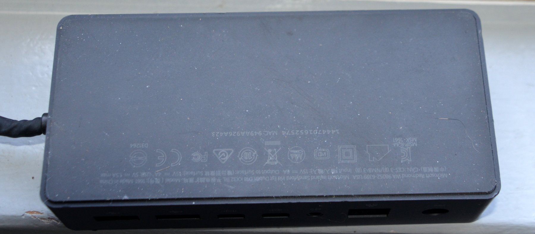 Microsoft Caricabatterie: 15V 4A Microsoft 1661 Surface Dock – Usato da Collonges venduto da arashee 1