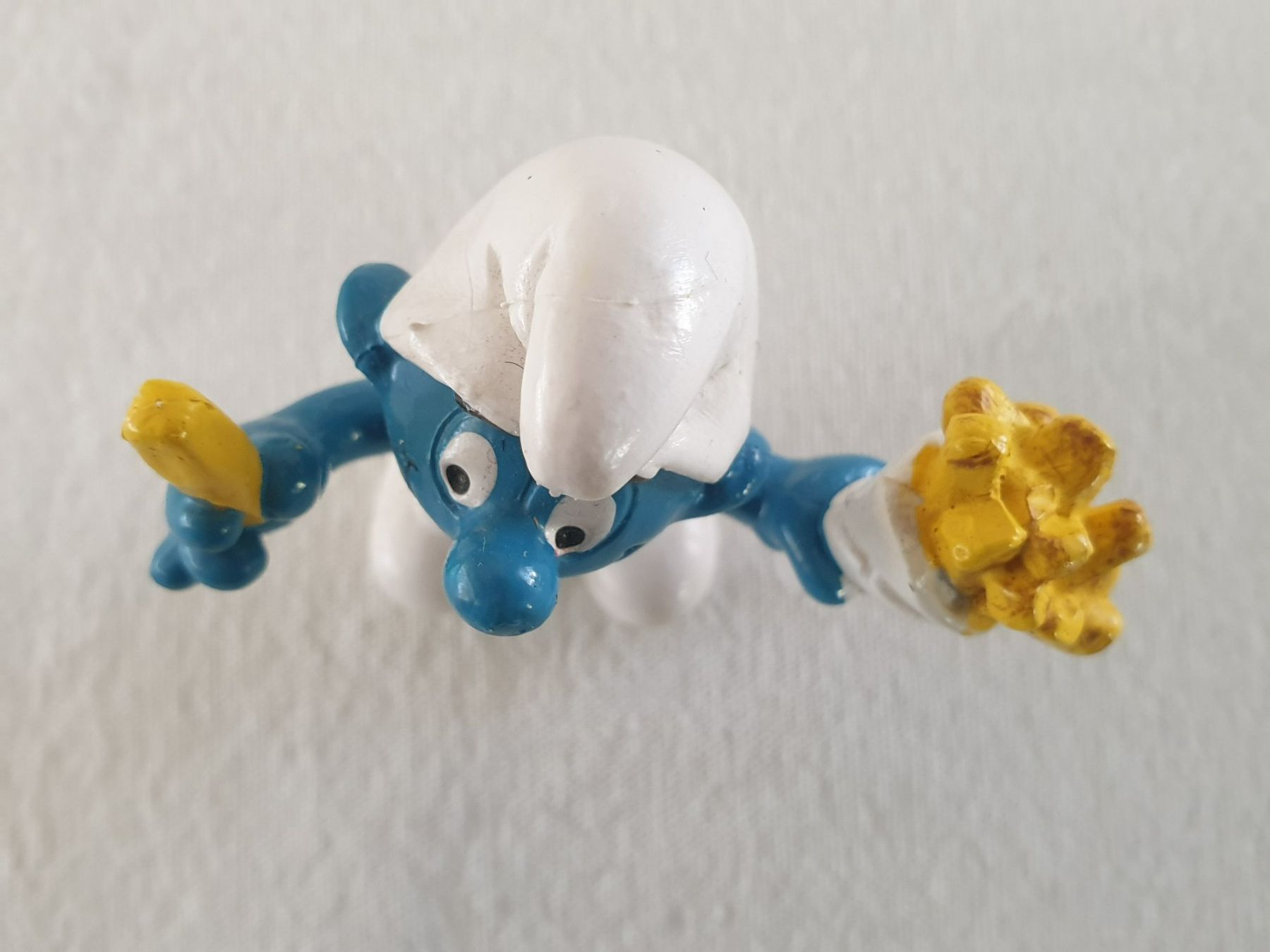 Schleich Statuette: Pommes Frites Schlumpf – Usato da Mörschwil venduto da spirspi 4
