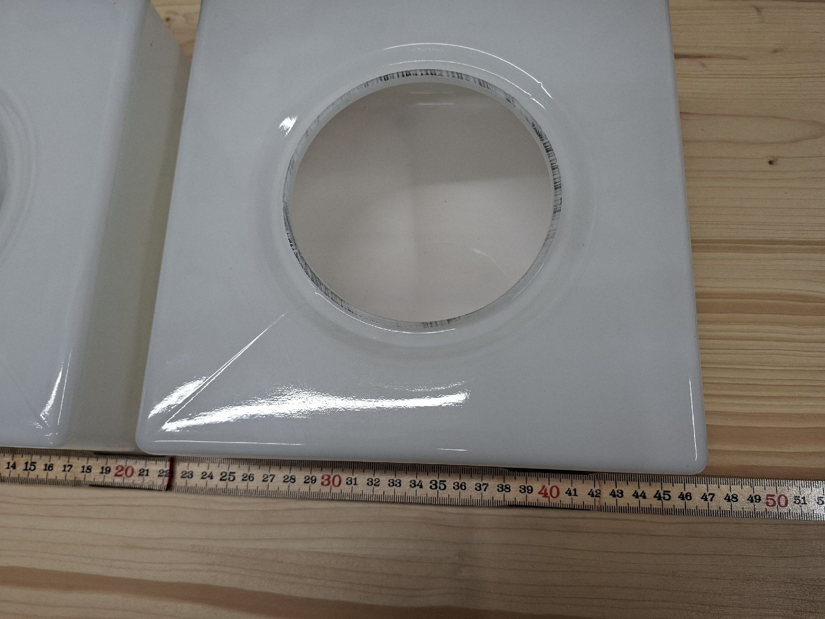 Lampade: Leuchte Lampen Glas eckig 21x21cm 2 Stück – Usato da Neunkirch venduto da MaElekt 1
